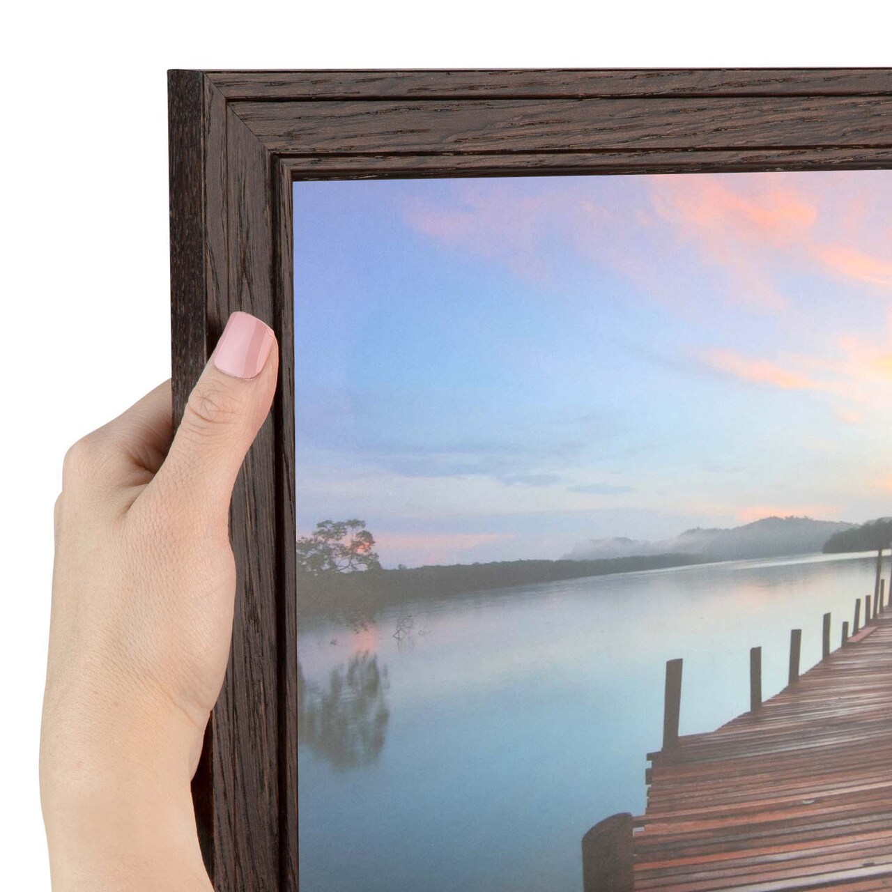 ArtToFrames 14x17 Inch Picture Frame, This 1.13 Inch Custom Wood Poster Frame is Available in Multiple Colors, Great for Your Art or Photos - Comes with Regular Glass and Corrugated Backing (A22KC)